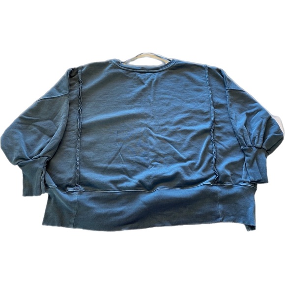 We The Free Graphic Camden Pullover Navy Combo London Small - Picture 7 of 7